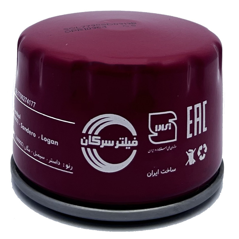 فیلتر روغن خودرو سرکان مدل SF 7798 مناسب برای رنو ساندرو
